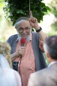 Reb Zalman at a wedding several years ago. How we will miss him!